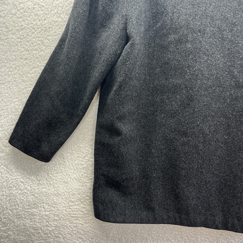 International Scene Coat Womens 7/8 Gray Wool Blend Yogoslavia Classic Vintage - Picture 16 of 16